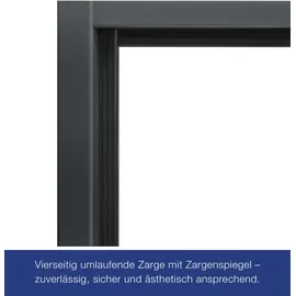 Hörmann H8-5 links 100 x 200 cm anthrazitgrau