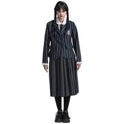 Kostüm:  Wednesday Schuluniform  schwarz / grau  Größe: S