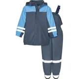Playshoes Regenoverall Regen-anzug mit Fleece-futter blau 86