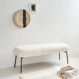 sweeek - Bank mit Bouclé-Bezug