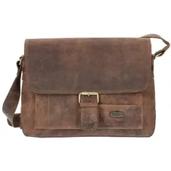 Harold's Antik Messenger 32 cm Leder Laptopfach natur