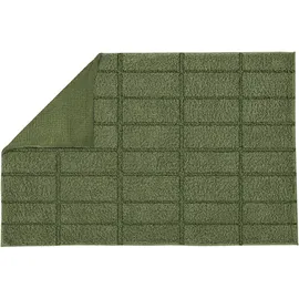 KLEINE WOLKE Badteppich Tiles Grün 60 x 100 cm