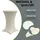 Trutzholm 10er Set Stehtischhusse Stretch 70cm Beige