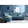 sit&more Ecksofa SIT & MORE "Cardoso L-Form", blau (azur), B:250cm H:90cm T:175cm, Luxus-Microfaser (90% Polyester, 10% Polyamid);Flachgewebe (100% Polyester);Struktur (100% Polyester), Sofas, Ecksofa, mit Federkern, wahlweise mit Bettfunktion und Schubkasten,
