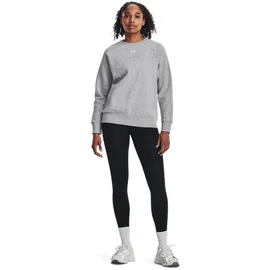 Under Armour Rival Fleece Crew Sweatshirt Damen 012 mod gray light heather/white XS