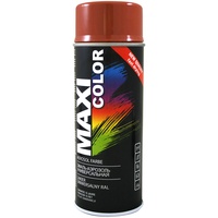 Maxi Color NEW QUALITY Sprühlack Lackspray Glanz 400ml Universelle spray Nitro-zellulose Farbe Sprühlack schnell trocknender Sprühfarbe (Ral 8004 kupferbraun glänzend)