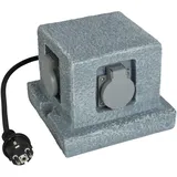 Unitec Steckdosen-Verteiler Granit 4 Steckdosen, 1,5 m Zuleitung