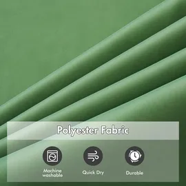 Miulee Duschvorhang 120 x 180 cm grün