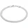 KUZZOI Armband Flach Silber 19 cm