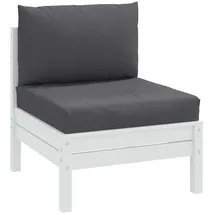 vidaXL Palettenkissen 2-tlg. melange anthrazit