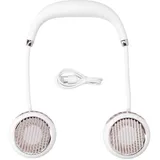 Usb-wiederaufladbarer Nackenventilator, Tragbar Und Verstellbar Für Den Sommerlichen Einsatz Im Freien