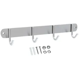 Intirilife Garderobenleiste Modell E 30 x 5 x 5 cm Silber