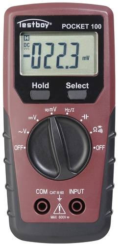 Testboy TB Pocket 100 Hand-Multimeter digital CAT III 600V Anzeige (Counts): 4000