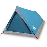 vidaXL Campingzelt 2 Personen Blau Wasserfest