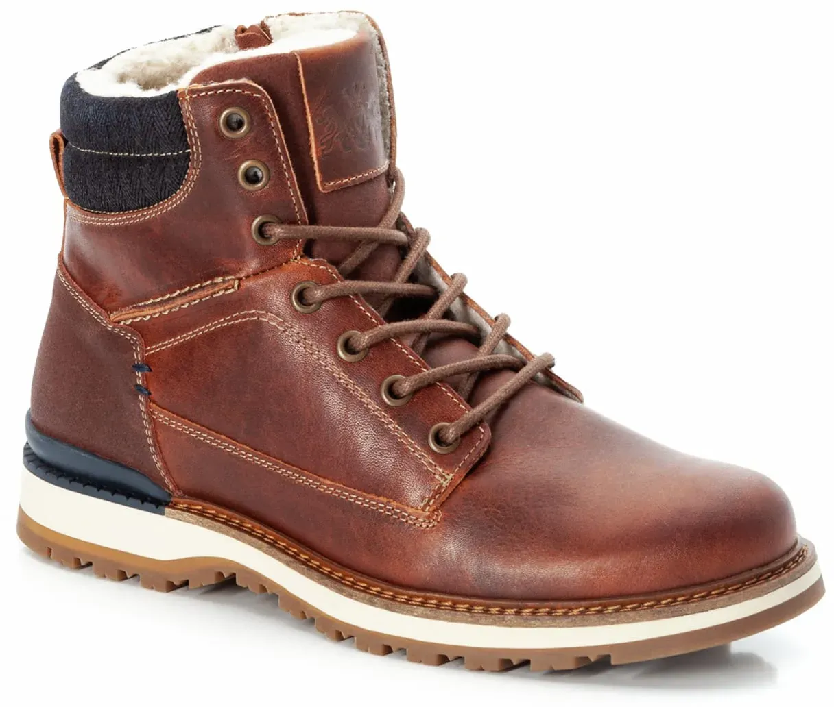 Walbusch Herren Thermo Stiefel Braun