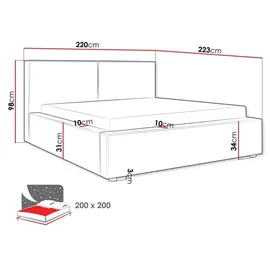 Mirjan24 Santos 200 x 200 cm Braun