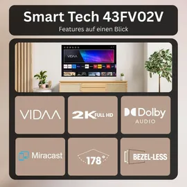 Smart-Tech 43FV02V 43" Full HD LED Smart TV