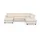 sit&more Wohnlandschaft Marano U-Form, inklusive Kopfteilverstellung, wahlweise mit Bettfunktion, Bettkasten beige