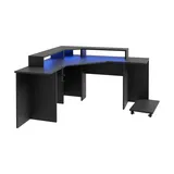 Forte Tezaur Gaming Desk mit RGB-Beleuchtung 13138528-0-0