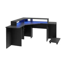 Möbel Kraft Tezaur Gaming Desk mit RGB-Beleuchtung 13138528-0-0