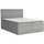 Deine Möbel 24 Boxspringbett JOHN II 160 x 200 cm H3 Grau/Hellgrau