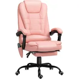 Vinsetto Chefsessel Kunstleder Rosa