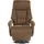 sit&more TV-Sessel Enjoy Kunstleder 74 x 109 x 77 cm Braun mit Motor und Aufstehhilfe