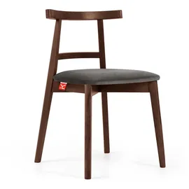 Konsimo Holzstuhl 2er-Set ¦ grau ¦ Maße (cm): B: 47 H: 76