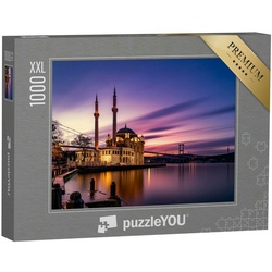 puzzleYOU Puzzle Puzzle 1000 Teile XXL „Die Ortakoy Moschee, Istanbul, Türkei“, 1000 Puzzleteile, puzzleYOU-Kollektionen Türkei, Istanbul