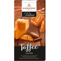 Niederegger Tafelschokolade Praliné, Toffee Salted, 100g