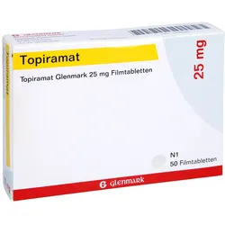 Topiramat Glenmark 25 mg Filmtabletten 50 St