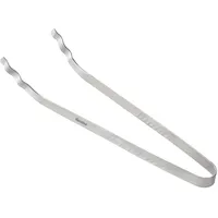 Metaltex 250937000 Grillzange gebogen, Edelstahl