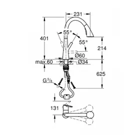 Grohe Zedra supersteel 32294DC2