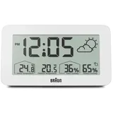 Braun BC13WP digitaler Wecker m. Wetterstation