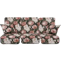 Patio Auflage 180 x 60 x 5 cm mehrfarbig 3-tlg.