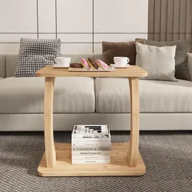 [en.casa] Stattela Braun Holzoptik 59 x 35 x 56 cm