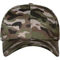 Camouflage Cap - Farbe schwarz, grün, braun, oliv - Größe one size