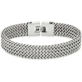 aniston jewelry & watches Edelstahlarmband Schmuck Geschenk Meshkettengliederung edelstahlfarben 19 cm