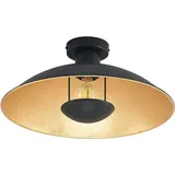 LINDBY Narisara, Ø 40 cm, E27, schwarz-gold