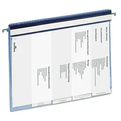 Personalhefter DIN A4 255406 5fach Unterteilung blau - blau