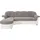 DOMO collection Ecksofa »Flores Schlafsofa, B/T/H: 233/142/86 cm, L-Form«, wahlweise mit Bettfunktion, wahlweise mit Federkern, auch in Leder, weiß