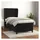 vidaXL Boxspringbett 100 x 200 cm Schwarz