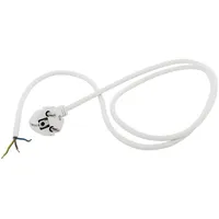 HAWA 1008289 Strom Anschlusskabel Weiß 2.50 m