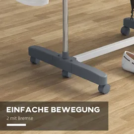 Homcom Wäscheständer Turm 1,52 m grau