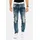Cipo & Baxx "Jeans", Herren, Gr. 33, Länge 34, blau, 100% Baumwolle, unifarben, regular fit lang, Jeans 5-Pocket-Jeans, in Straight-Fit, CD-149
