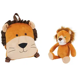 Perletti Lenny Lion 25 Cm Rucksack - Orange - One Size
