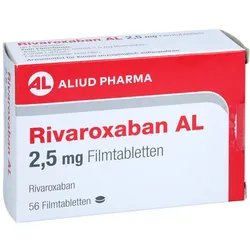 Rivaroxaban Al 2.5 Mg Filmtabletten 56 St