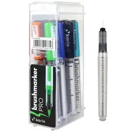 KARIN 27C1 BrushmarkerPRO Basic Colours + blender, 12 Farben
