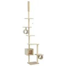 vidaXL Katzen-Kratzbaum 260 cm beige
