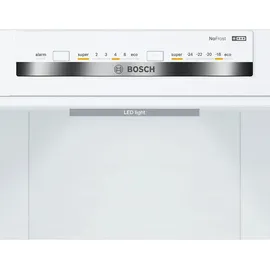 Bosch Serie 4 KGN39VIEB Kühl-Gefrierkombination (368 l, 2030 mm hoch, Edelstahl)